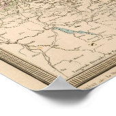 Poster Carte Atlas Suisse 2 (Coin)