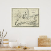 Poster Carte Bahia De Tampa Floride 1809 (Cuisine)