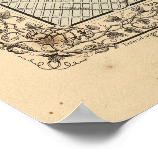 Poster Carte Baltimore par Mitchell (Coin)