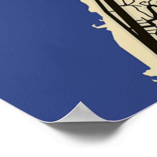 Poster Carte Beyrouth (Coin)