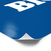 Poster Carte Big Sur California (Coin)