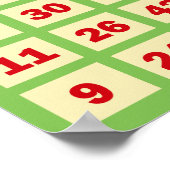 Poster Carte Bingo (Coin)