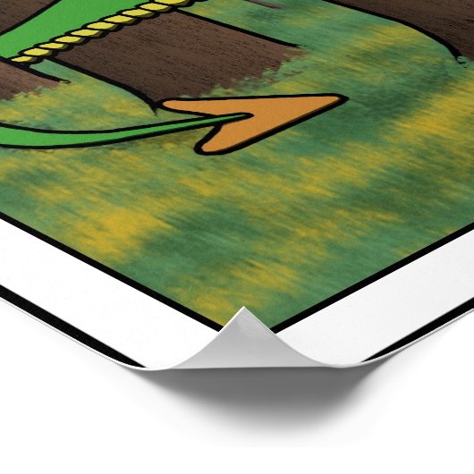 Poster Carte Blanc (Coin)