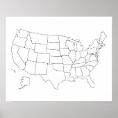 Poster Carte blanche États-Unis Plan américain (Devant)