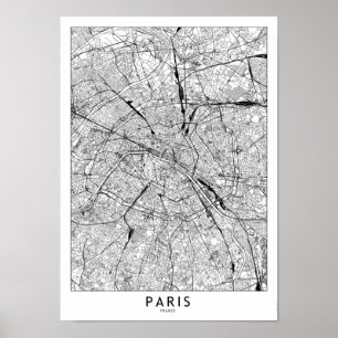 Poster Carte blanche Paris