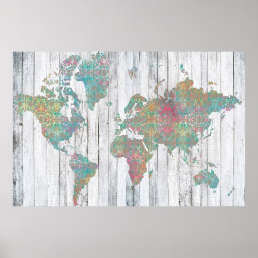 Poster Carte Boho II (Devant)