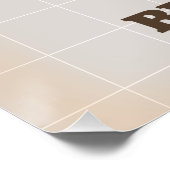 Poster Carte Brooklyn New York (Coin)