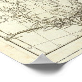 Poster Carte canadienne (Coin)