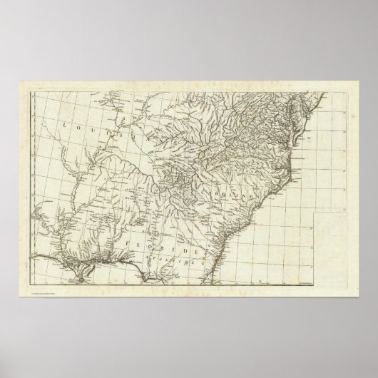 Poster Carte canadienne (Devant)