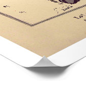 Poster Carte Caricature 1868 (Coin)