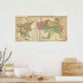 Poster Carte Chronologique de Turquie (Cuisine)