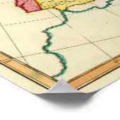 Poster Carte claire Europe (Coin)