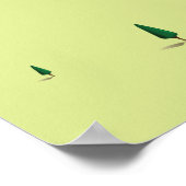 Poster Carte Clear Lake California USA (Coin)