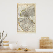 Poster Carte climatique de l'Europe (Cuisine)