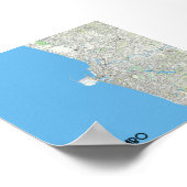 Poster Carte Colombo (Coin)