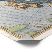 Poster Carte commerciale néerlandaise de la mer Baltique (Coin)