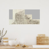 Poster Carte composite de France 10 (Cuisine)