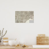 Poster Carte composite de France 7 (Cuisine)