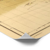 Poster Carte continentale (Coin)