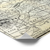 Poster Carte correcte du Dakota (Coin)