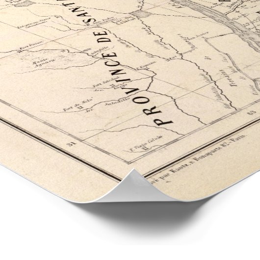 Poster Carte, Corrientes Prov, Mission Terr (Coin)