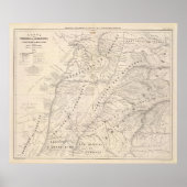 Poster Carte, Corrientes Prov, Mission Terr (Devant)