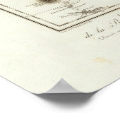 Poster Carte d'Acapulco à Mexico (Coin)