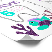 Poster Carte d'affichage de la queue de sirène (Coin)