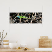 Poster Carte d'affichage Green Lizard Photo Value (Cuisine)