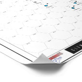 Poster Carte d'affiche du secteur de la tranquillité pour (Coin)