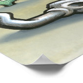 Poster Carte Dallas TEXAS (Coin)