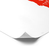 Poster Carte d'amour de l'Europe (Coin)