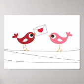 Poster Carte d'amour pour les oiseaux (Devant)
