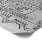 Poster Carte d'Amsterdam, 1662 (Coin)