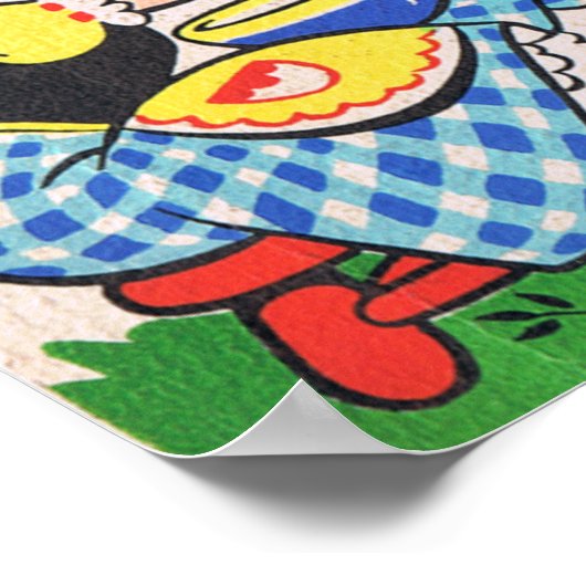 Poster Carte d'anniversaire Retro 5th (Coin)