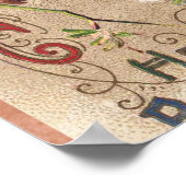 Poster Carte d'anniversaire vintage (Coin)