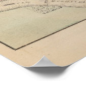 Poster Carte d'Anoka, comté d'Anoka, Minnesota (Coin)