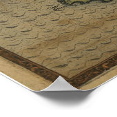 Poster Carte de 1591 Floride et Cuba (Coin)