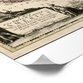 Poster Carte de 1742 (Coin)