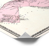 Poster Carte de 1867. Armonk, Westchester County, New Yor (Coin)