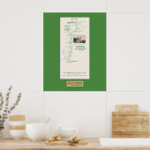 Poster Carte de 1914, Tonopah au Ranch de Gilbert (Cuisine)