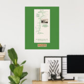 Poster Carte de 1914, Tonopah au Ranch de Gilbert (Bureau à domicile)