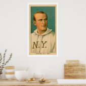 Poster Carte de base-ball Bull Durham 1909 (Cuisine)