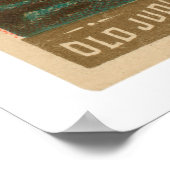 Poster Carte de baseball Anson casquette 1888 (Coin)