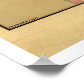 Poster Carte de bataille de Charlestown - 1775 (Coin)