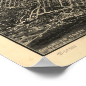 Poster Carte de Berkeley, Birds-Eye View, 1909 (Coin)