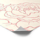 Poster Carte de bienvenue de mariage élégante chinoise (Coin)