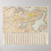 Poster Carte De Boston (Devant)