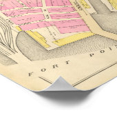Poster Carte de Boston 12 (Coin)