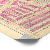 Poster Carte de Boston 19 (Coin)